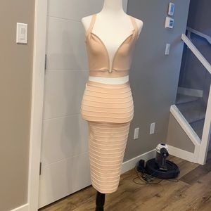Marciano two piece bodycon dress
